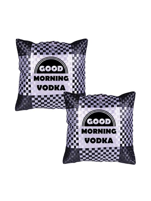 Snoby "Good Morning" Quoted Printed Cusion cover - 14463701 - Standard Image - 1