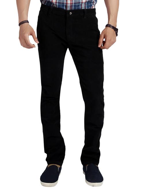 black cotton plain jeans - 14463879 - Very Small Image - 1