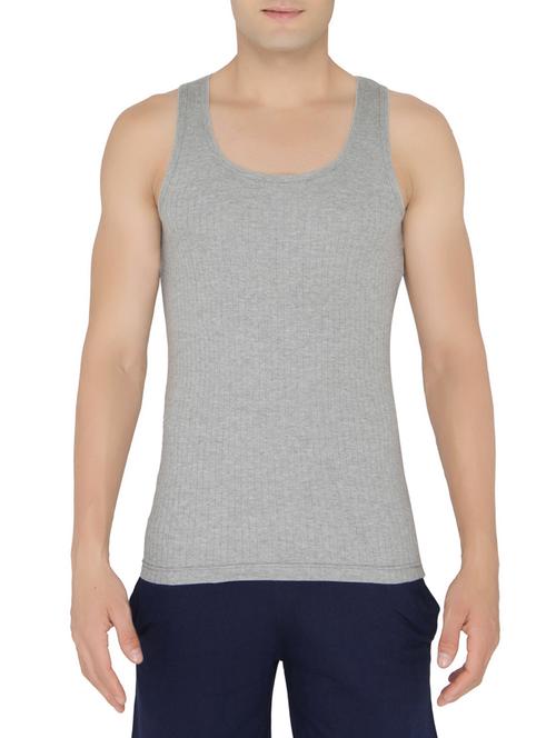 grey cotton vest - 14463953 - Standard Image - 1