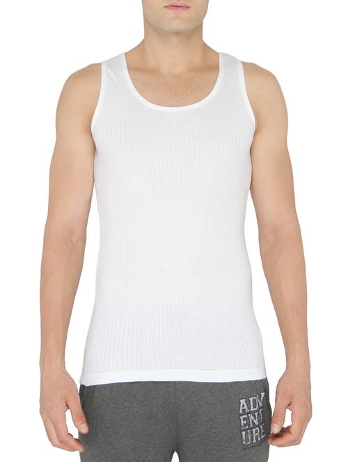 white cotton vest - 14463955 - Standard Image - 1