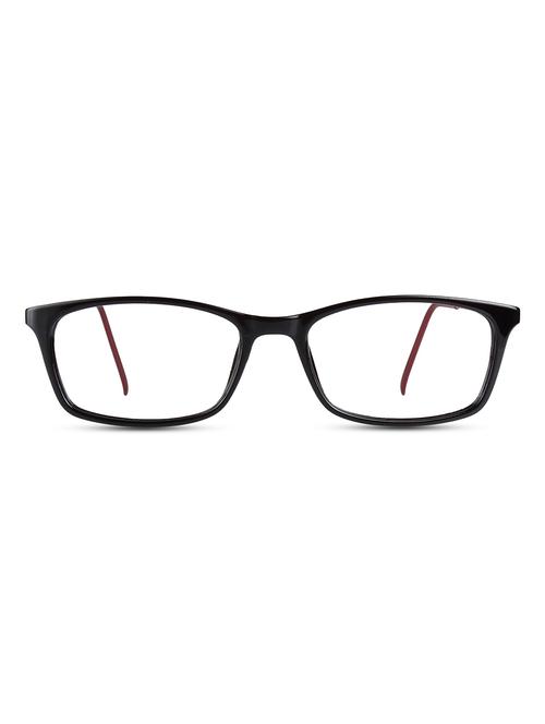 REACTR- Rectangular Glasses Premium Spectacle Full Frame Eyeglasses For Men (Gun Metal|58|Clear|Rx-able |EL901-C2) - 14464015 - Standard Image - 1