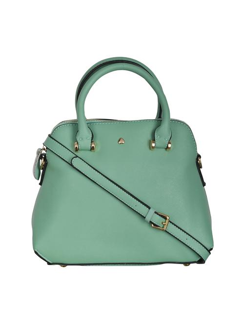 green leatherette regular handbag - 14464072 - Standard Image - 1