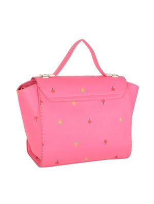 pink leatherette regular sling bag - 14464099 - Standard Image - 2