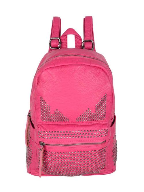 pink leatherette backpack - 14464112 - Very Small Image - 1