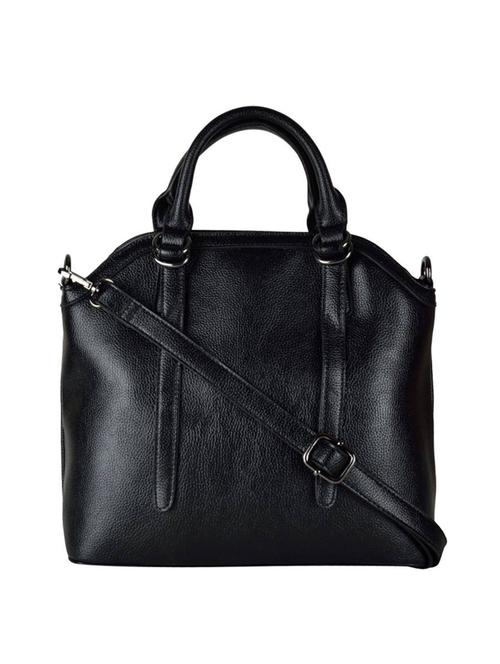 black leatherette regular handbag - 14464114 - Very Small Image - 1
