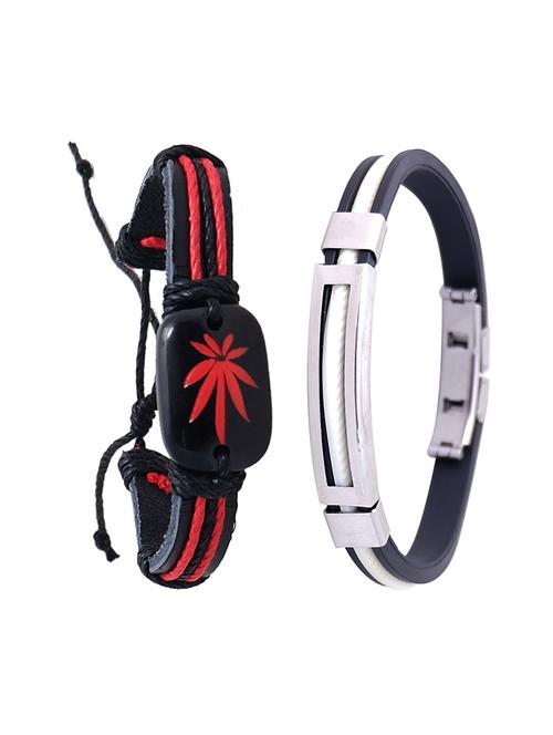 multi leather bracelet - 14464319 - Very Small Image - 1