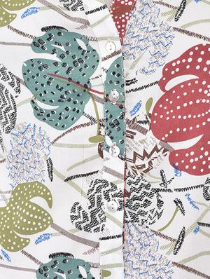 white printed cotton top - 14464333 - Standard Image - 4