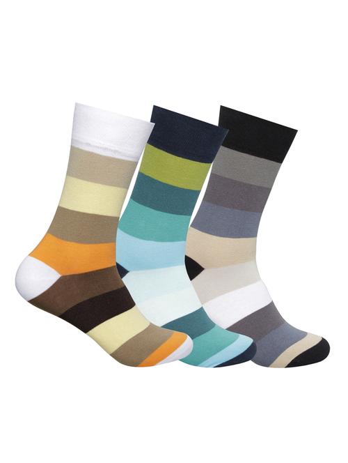 multi colored cotton socks (Set Of 3) - 14464425 - Very Small Image - 1