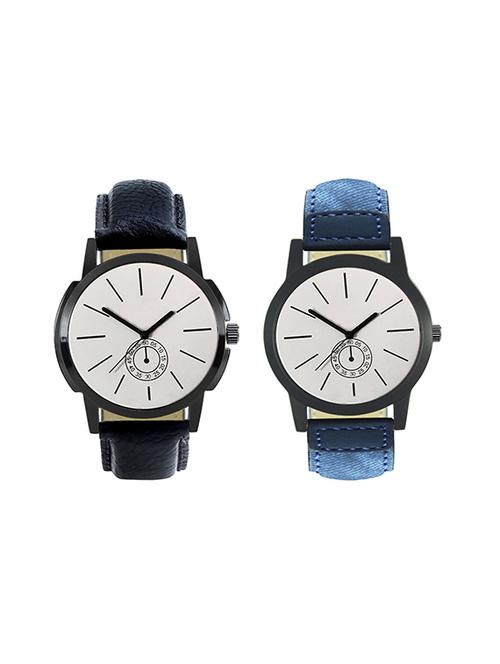 Gurukrupa Enterprise Men Analog Designer Multi Color Combo - 14464481 - Very Small Image - 1