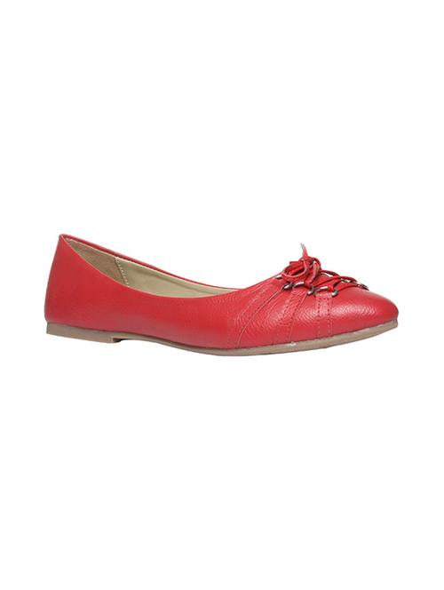 red slip on ballerina - 14464531 - Standard Image - 1