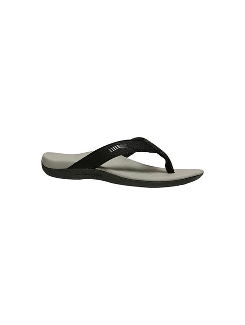 black leatherette slippers - 14464574 - Standard Image - 1