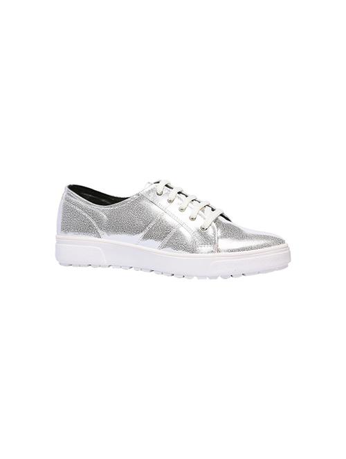 silver lace-up sneaker - 14464619 - Very Small Image - 1