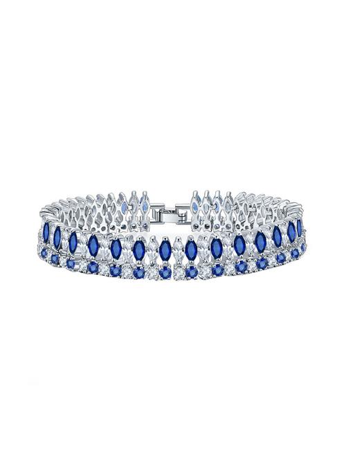 blue metal bracelet - 14464730 - Standard Image - 1