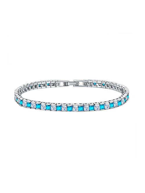 blue metal bracelet - 14464747 - Standard Image - 1