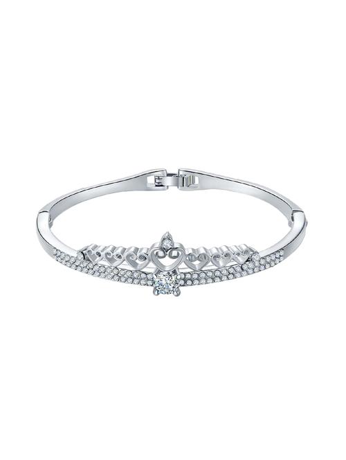 white metal bracelet - 14464802 - Standard Image - 1