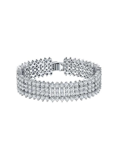 white metal bracelet - 14464814 - Standard Image - 1