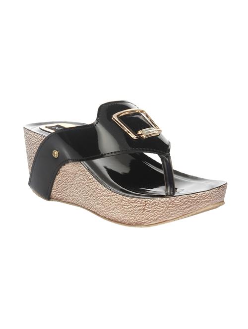 black patent platforms wedges - 14465187 - Standard Image - 1