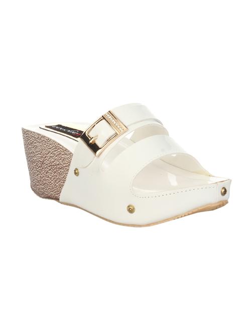 white patent platforms wedges - 14465189 - Standard Image - 1
