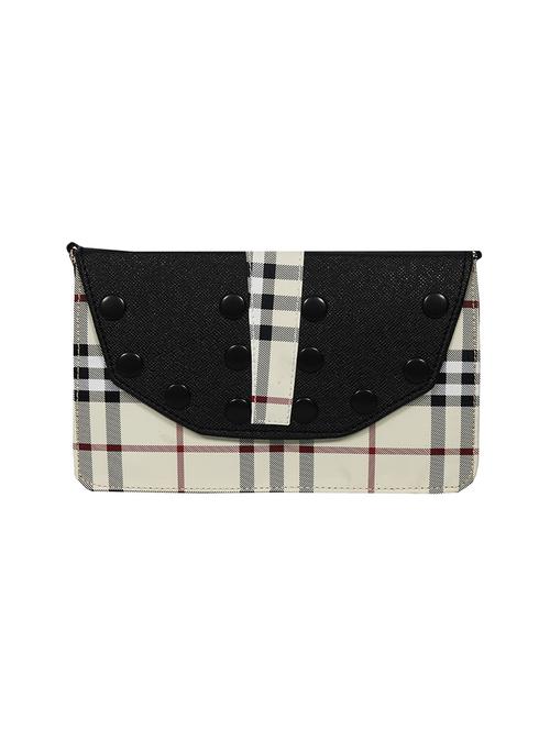 black leatherette regular sling bag - 14465427 - Standard Image - 1
