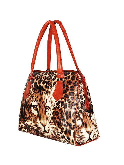 multi colored leatherette regular handbag - 14465428 - Very Small Image - 1