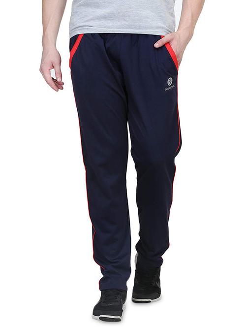 dark blue cotton full length track pant - 14465476 - Very Small Image - 1