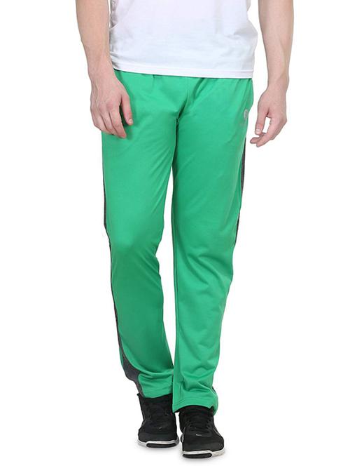 green cotton full length track pant - 14465481 - Very Small Image - 1