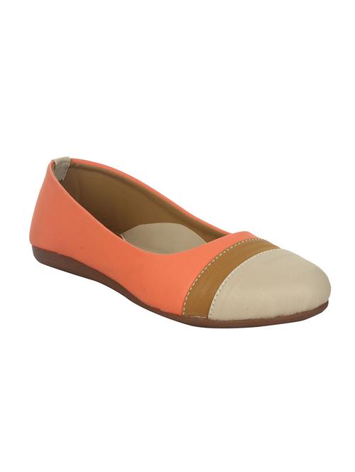 pink faux leather slip on ballerina - 14465637 - Standard Image - 1