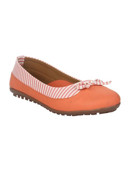 pink faux leather slip on ballerina - 14465673 - Standard Image - 1