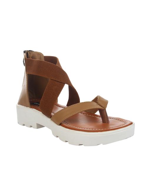 tan closed back sandal - 14465690 - Standard Image - 1