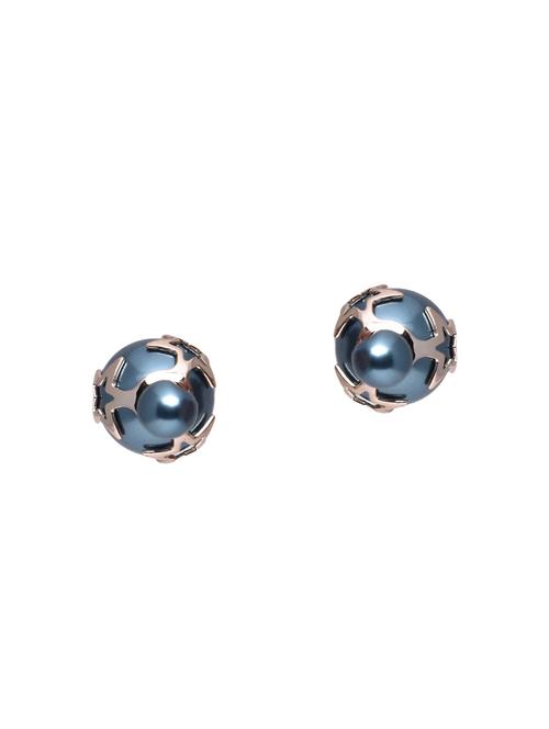 blue metal studs earring - 14465880 - Very Small Image - 1
