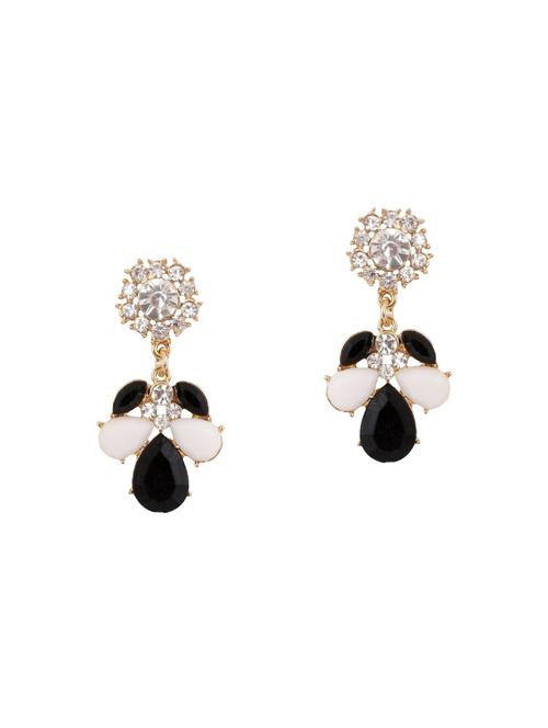 gold metal drop earring - 14465905 - Very Small Image - 1