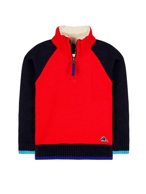 red acrylic sweater - 14466028 - Standard Image - 1