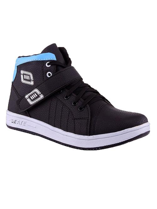 black leatherette sneaker - 14466949 - Very Small Image - 1