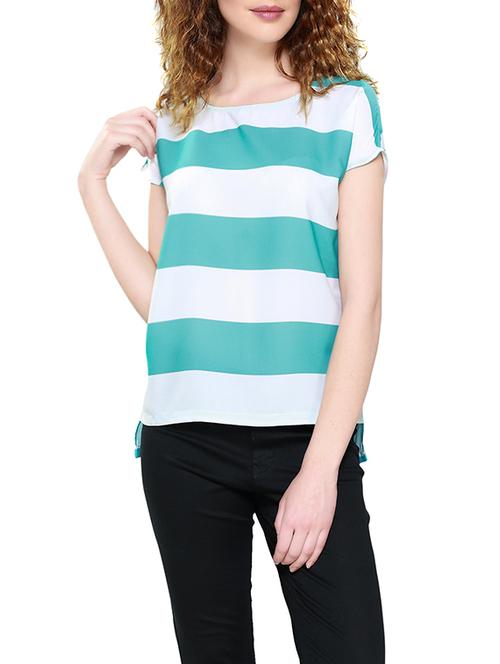 light blue striped top - 14467031 - Very Small Image - 1