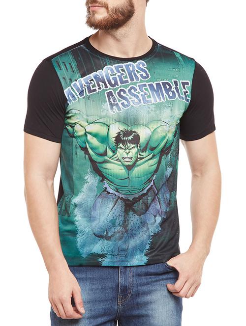 green cotton character t-shirt - 14467258 - Standard Image - 1