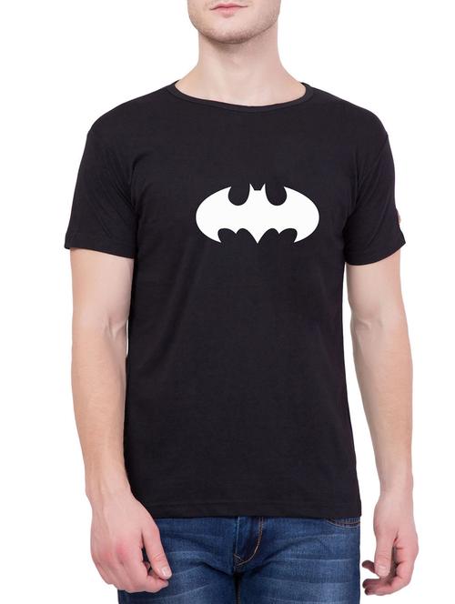 black cotton character t-shirt - 14467290 - Standard Image - 1