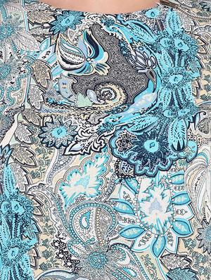 blue printed cotton top - 14467320 - Standard Image - 4