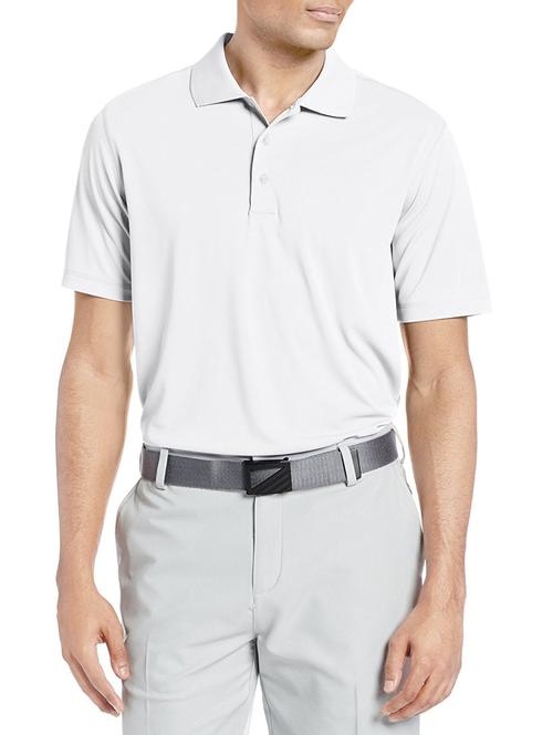 white cotton collared t-shirt - 14467612 - Standard Image - 1