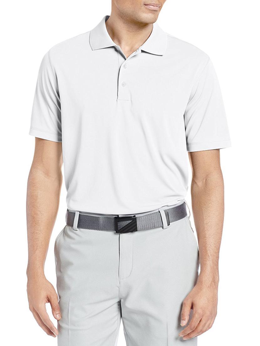 white cotton collared t-shirt - 14467612 - Zoom Image - 1