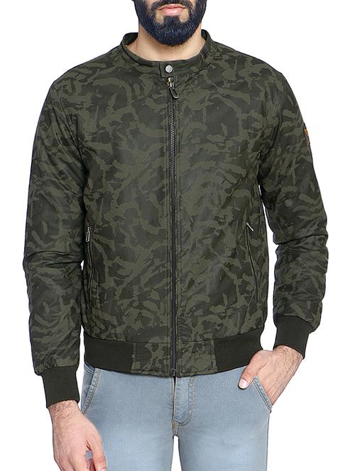 green nylon casual jacket - 14467842 - Very Small Image - 1