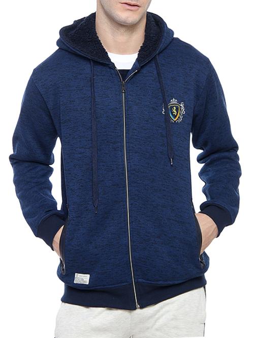 dark blue polyester sweatshirt - 14467879 - Very Small Image - 1