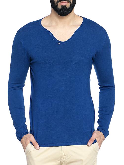 blue cotton t-shirt - 14467911 - Standard Image - 1