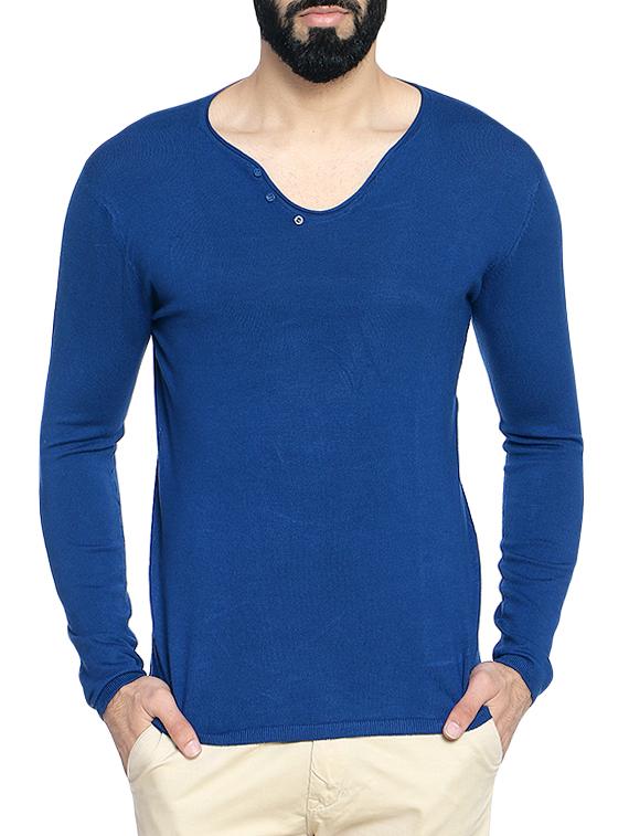 blue cotton t-shirt - 14467911 - Zoom Image - 1