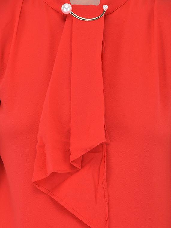 red viscose casual top - 14468194 - Zoom Image - 4