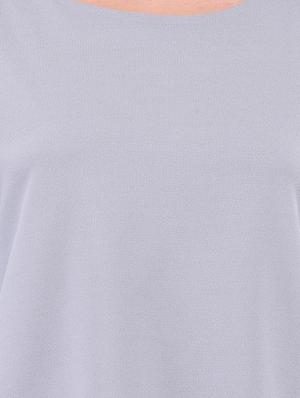 solid grey bell sleeved top - 14468202 - Standard Image - 4
