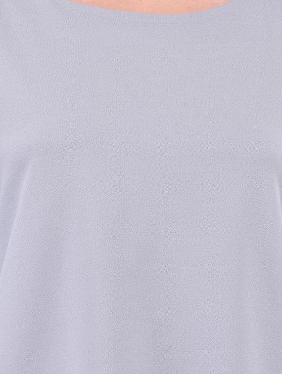 solid grey bell sleeved top - 14468202 - Zoom Image - 4