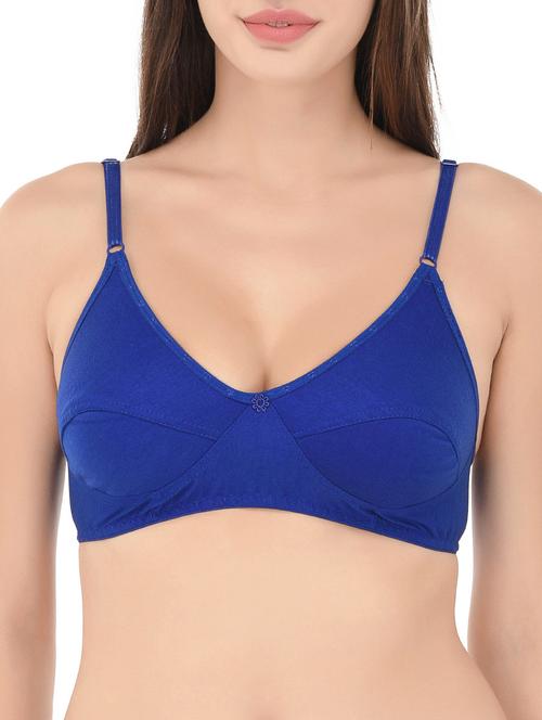 blue cotton bra - 14468295 - Standard Image - 1