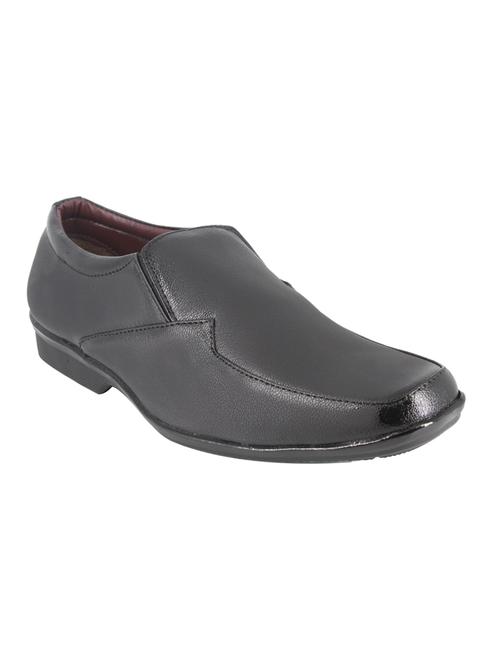 black leatherette formal slip on - 14468645 - Very Small Image - 1