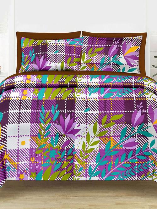 Cotton Double Bedsheet with 2 Pillow Covers - 14469057 - Standard Image - 1