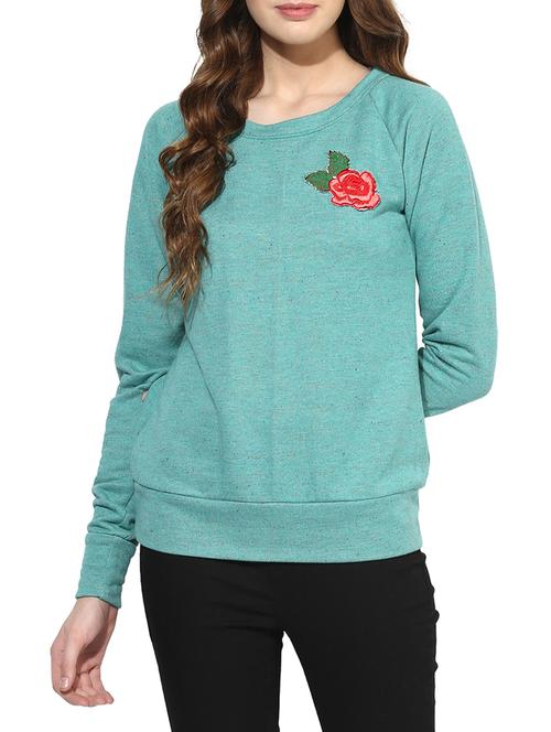 blue cotton sweatshirt - 14469154 - Standard Image - 1